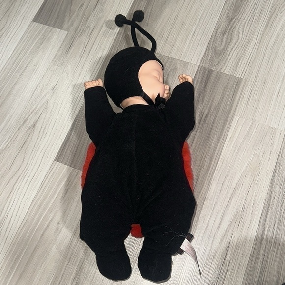 Vintage 1997 Anne Geddes Baby Ladybug Bean Filled Collection Plush Sleep 15" - Picture 5 of 7